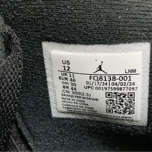 Jordan Retro 4 White Thunder Size 12 Style #FQ8138-001 - Picture 12 of 14